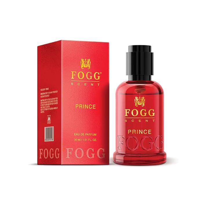 Fogg Scent Prince Perfume for Men, Long-Lasting, Fresh & Powerful Fragrance, Eau De Parfum,e