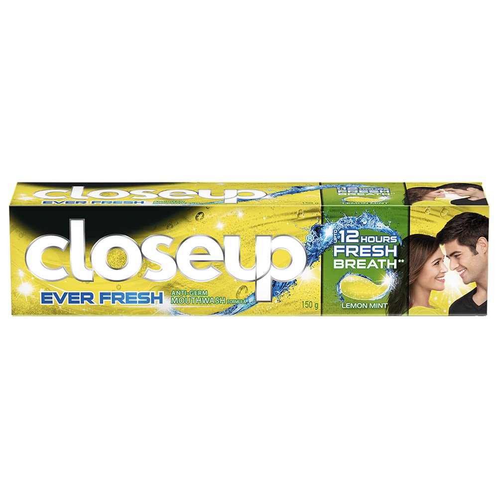 Close Up Deep Action Lemon Mint Anti Germ Gel Toothpaste 150g