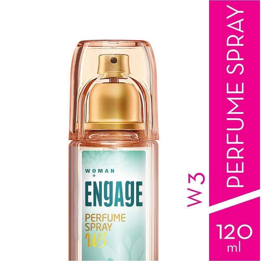 Engage W3 Perfume Spray For Women, 120ml , Citrus & Floral , Skin Friendly