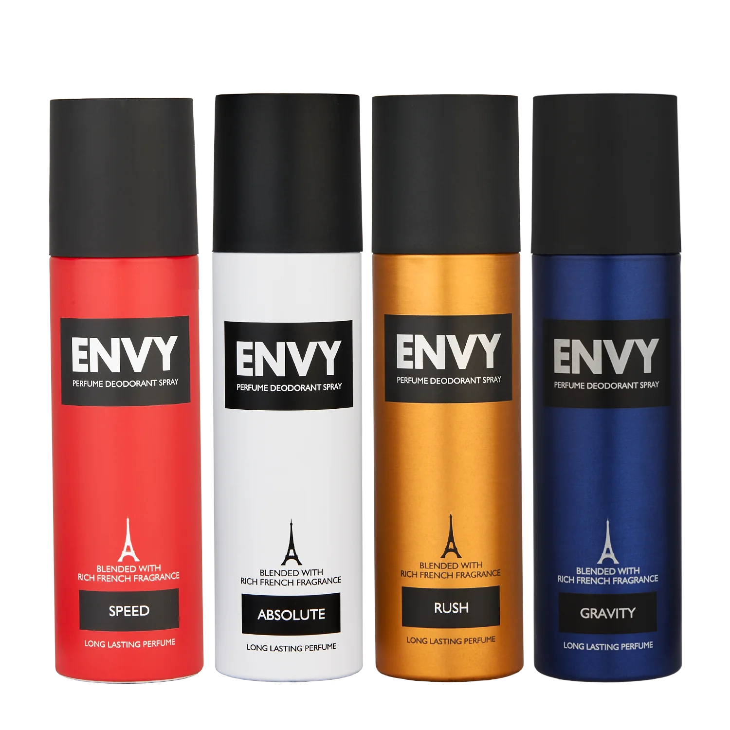 Envy Deodorant Combo Speed + Absolute + Rush + Gravity