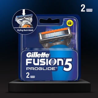 Gillette Fusion Proglide - Flexball Manual Shaving Razor Blades - 2s Pack (Cartridge)