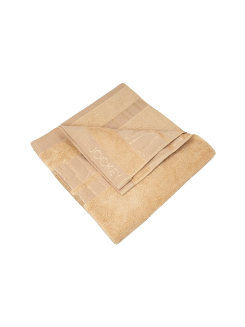Jockey Bamboo Cotton Blend Terry Ultrasoft Bath Towel with Natural Stay Fresh Properties - Beige