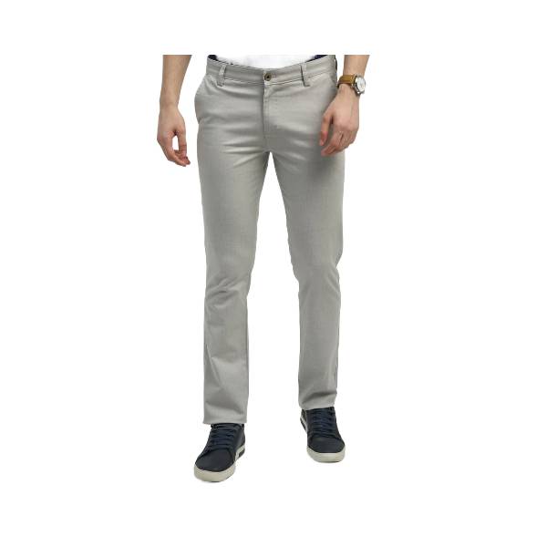 Classic Polo Men's Chiseled Fit Cotton Trousers | TBO2-30 B-CRM-CF-LY
