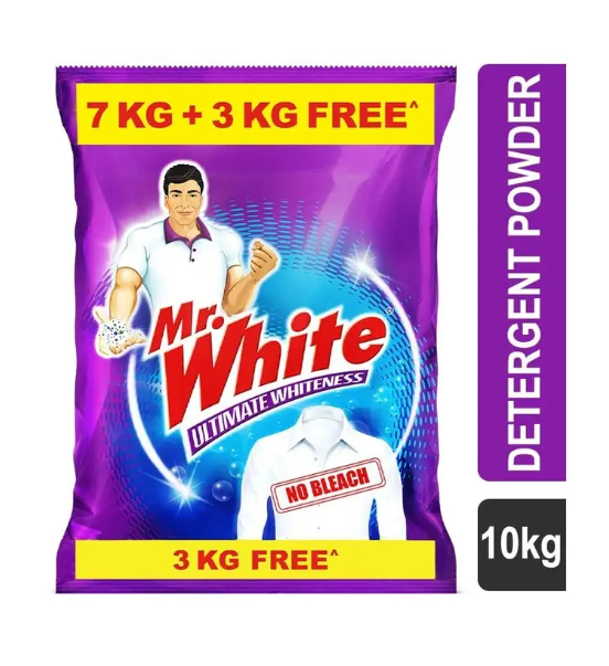 Mr. White No Bleach Formula, 7 kg + 3kg Free