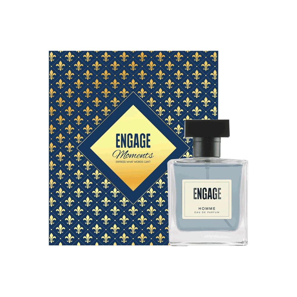 Engage Moments Luxury Perfume Gift for Men, Fresh & Citrus, Long Lasting, Birthday Gift, Pack of 1, 100ml
