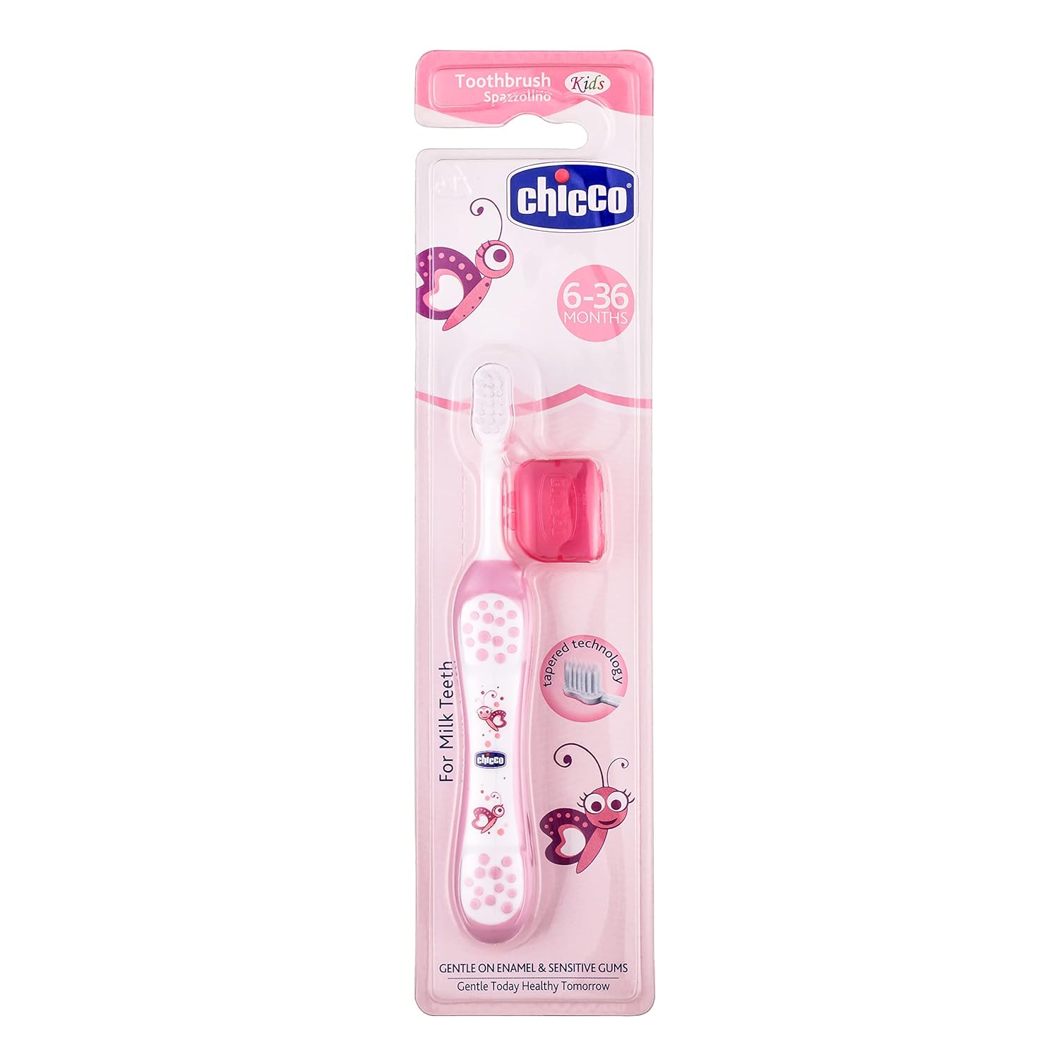 Chicco Toothbrush Pink 6M-36M,