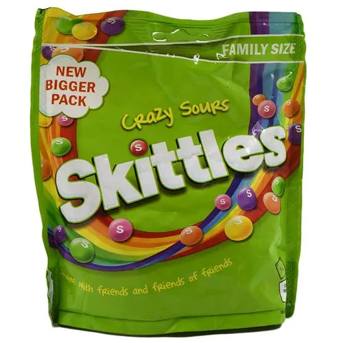 Skittles Candy - Crazy Sours, 195 g