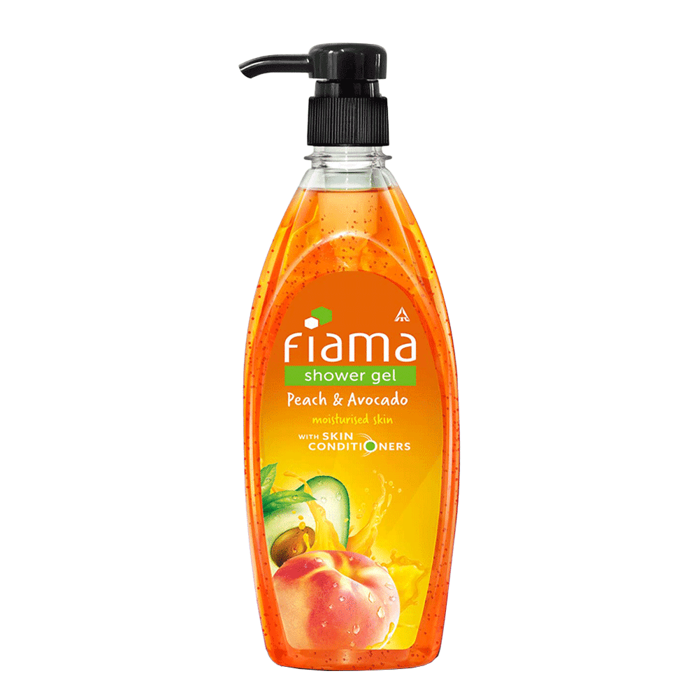 Fiama Shower Gel Peach & Avocado, Body Wash with Skin Conditioners for Soft Moisturised Skin, 500ml bottle