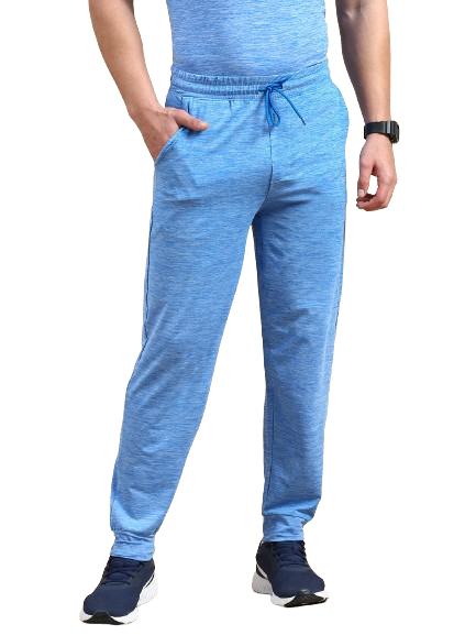 Classic Polo Men's Bottom Polyester Blue Slim Fit Active Wear Track Pants