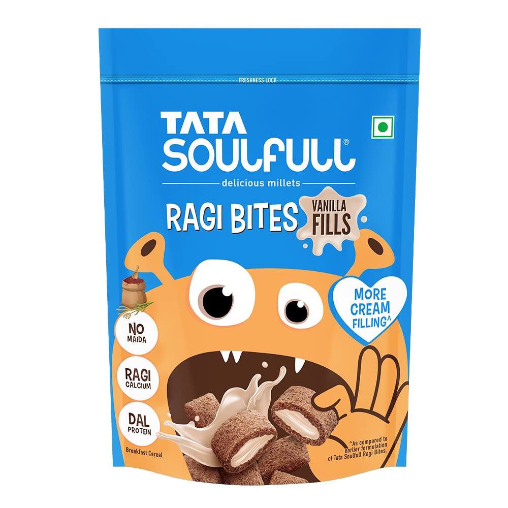 Tata Soulfull Ragi Bites Vanilla Fills, 250g