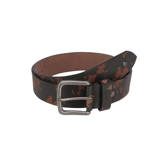 Fastrack Mens Leather Buckle Closure Casual Belt (Brown_Large)