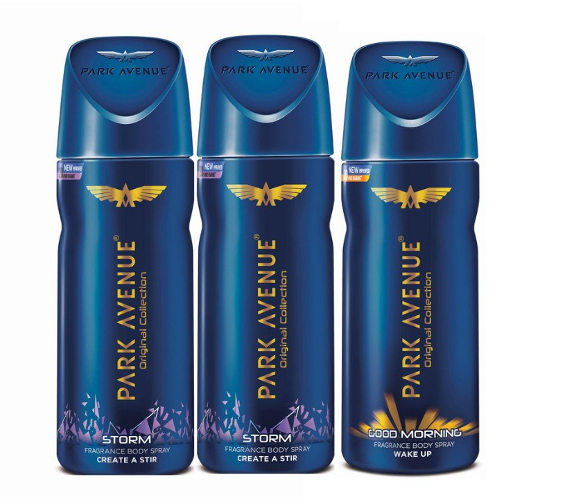 Park Avenue Aerosol Classic Fragrance Body Spray  Pack of  3  (Good Morning+Storm+Cool Blue)