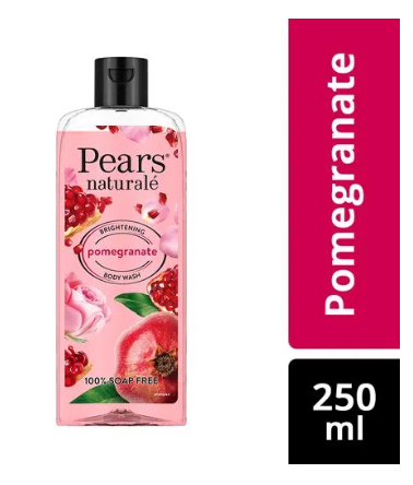 Pears Natural Brightening Pomegranate Body Wash, 250 ml