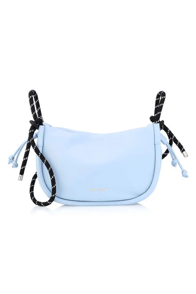 Fastrack PU Magnetic Closure Women's Casual Sling Bag - Powder Blue