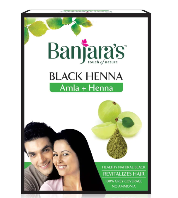 Banjara's Black Henna with Amla 50g(5x10gm)