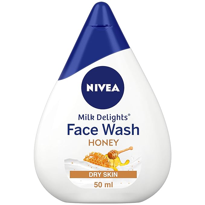 NIVEA Milk Delights Face Wash Moisturizing Honey For Dry Skin