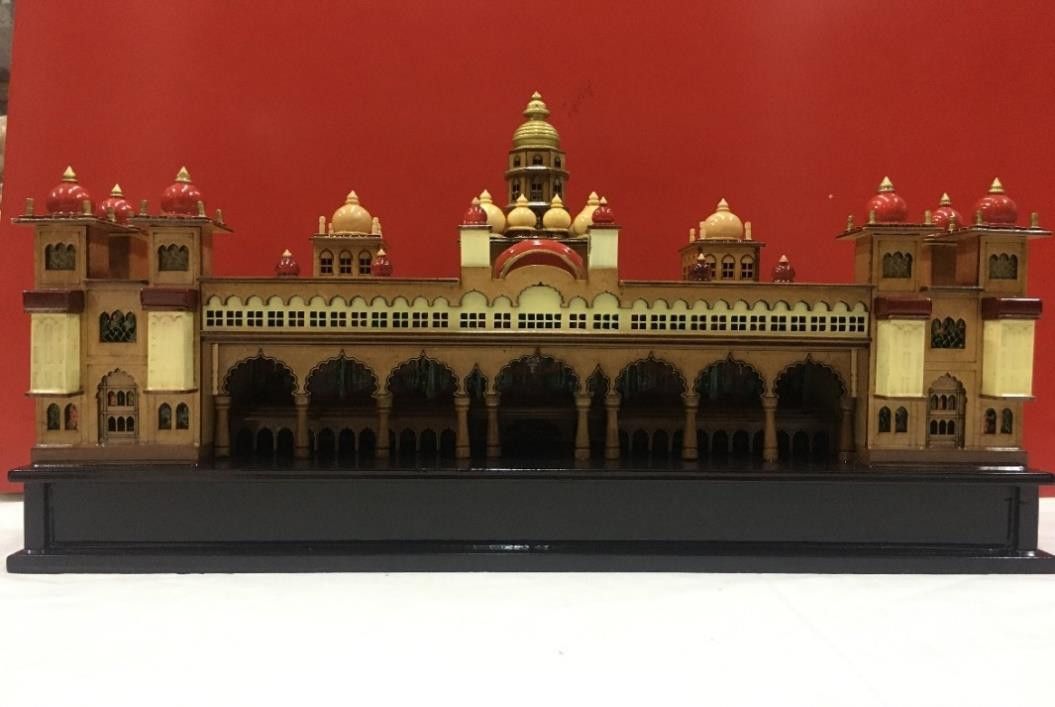 Wooden Mysore Palace Model 16 inches