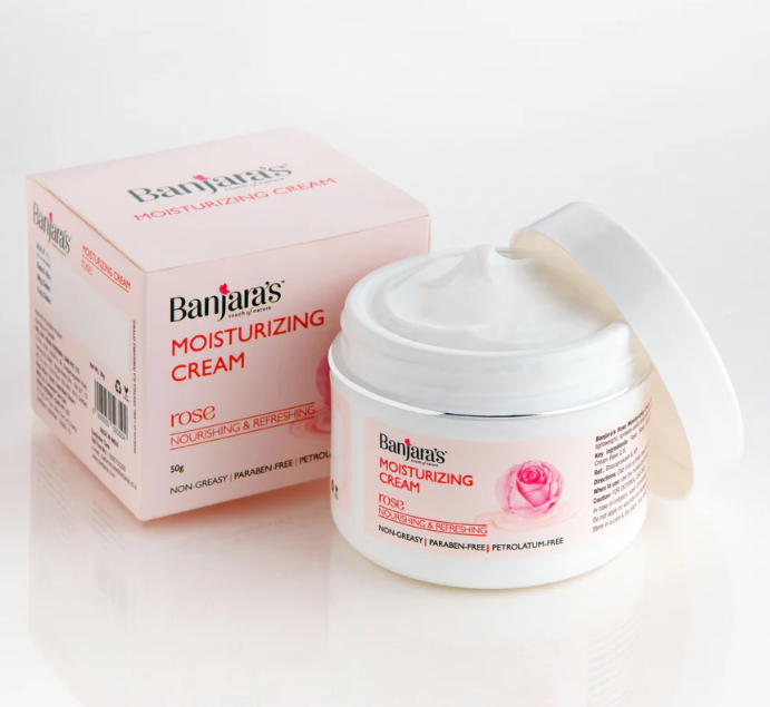 Banjara's Rose Moisturizing Cream - 50g