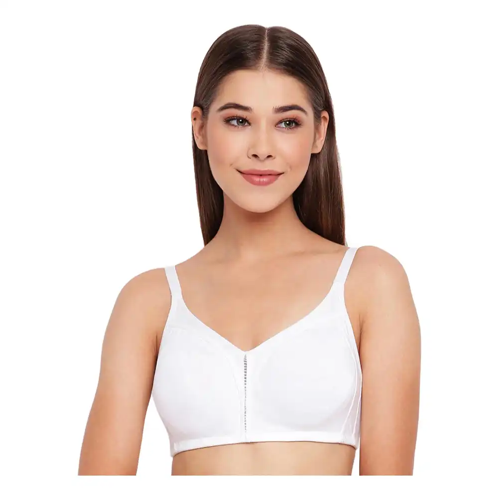 M-Frame Jiggle Control Full Support Stretch Cotton Bra | AB75