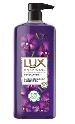 Lux Body Wash Fragrant Skin Black Orchid Scent & Juniper Oil  750 ml Bottle