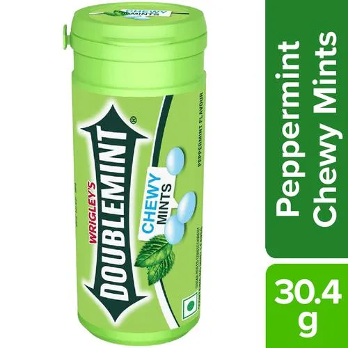Doublemint Chewy Mints - Peppermint Flavour, 30.4 g