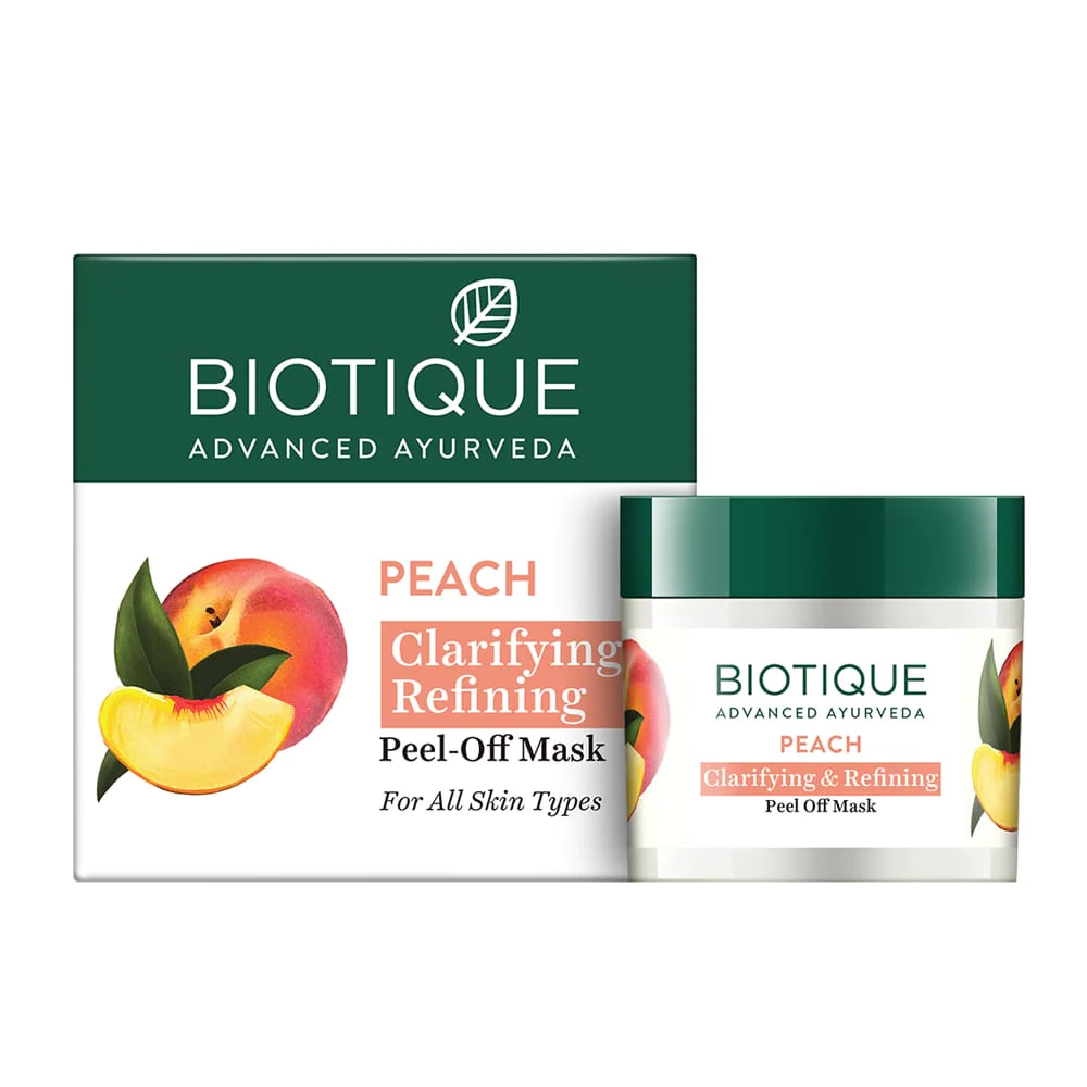 Biotique Peach Clarifying & Refining Peel-Off Mask 50g