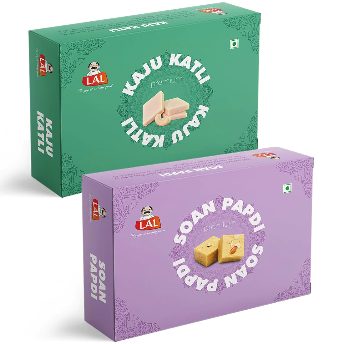 Lal Sweets Kaju Katli 400gm & Soan Papdi Premium 400gm