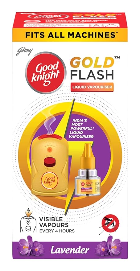 Godrej Good Knight Gold Flash Lavender Mosquito Repellent Refill - 45ml