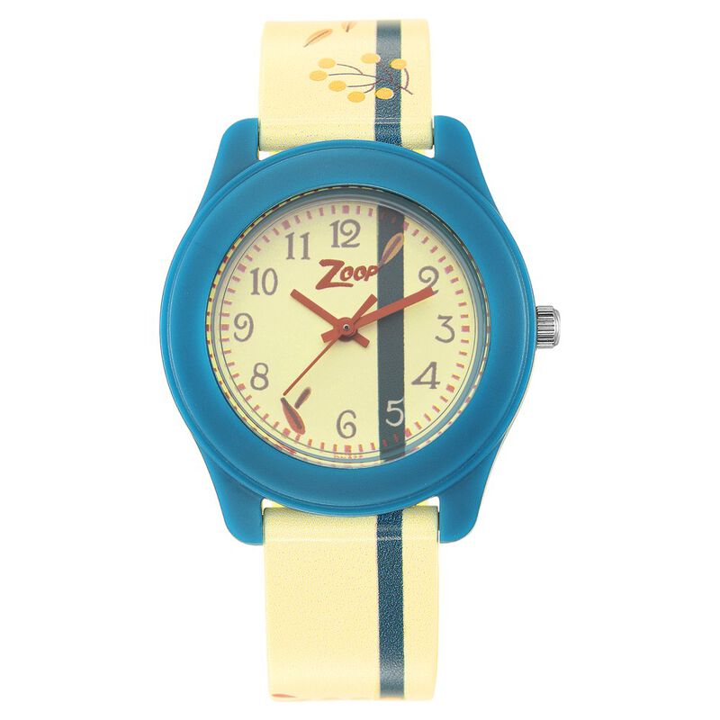 Zoop By Titan Friends From Nature Yellow Dial Plastic Strap for Kids