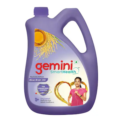 Gemini Physically Refined Ricebran Oil 1 L