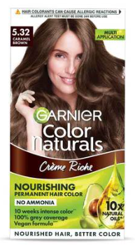 Garnier Color Naturals Shade 5.32 Caramel Brown