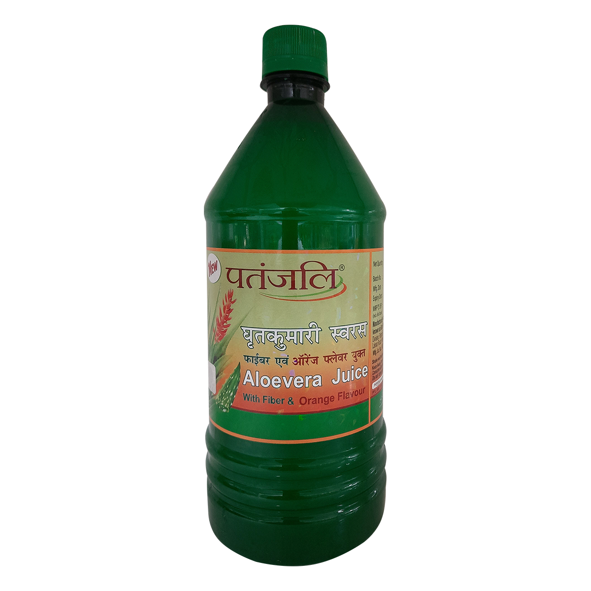 Patanjali Aloevera Juice with Fiber and Orange Flavour