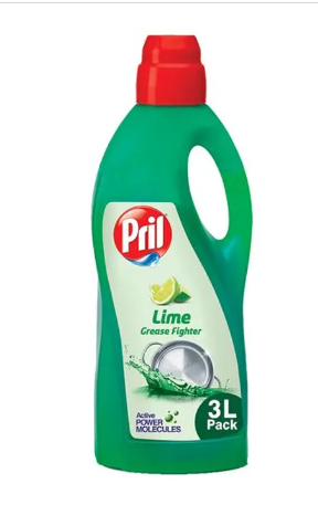 Pril Dishwashing Liquid - Lime, 3 L