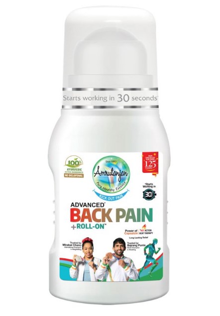 Amrutanjan Advanced Back Pain +Roll-On