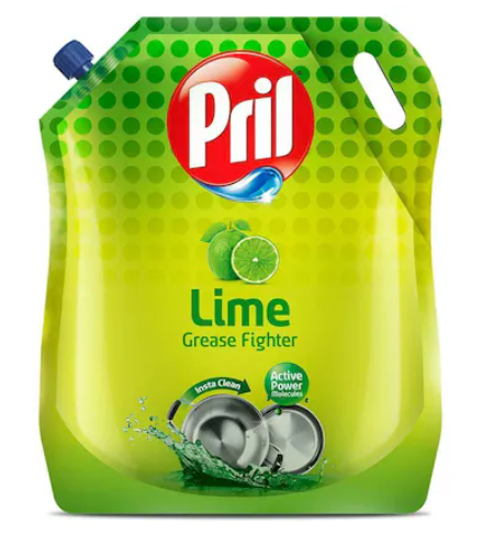 Pril Lime Dishwash Liquid Green 1.5 L