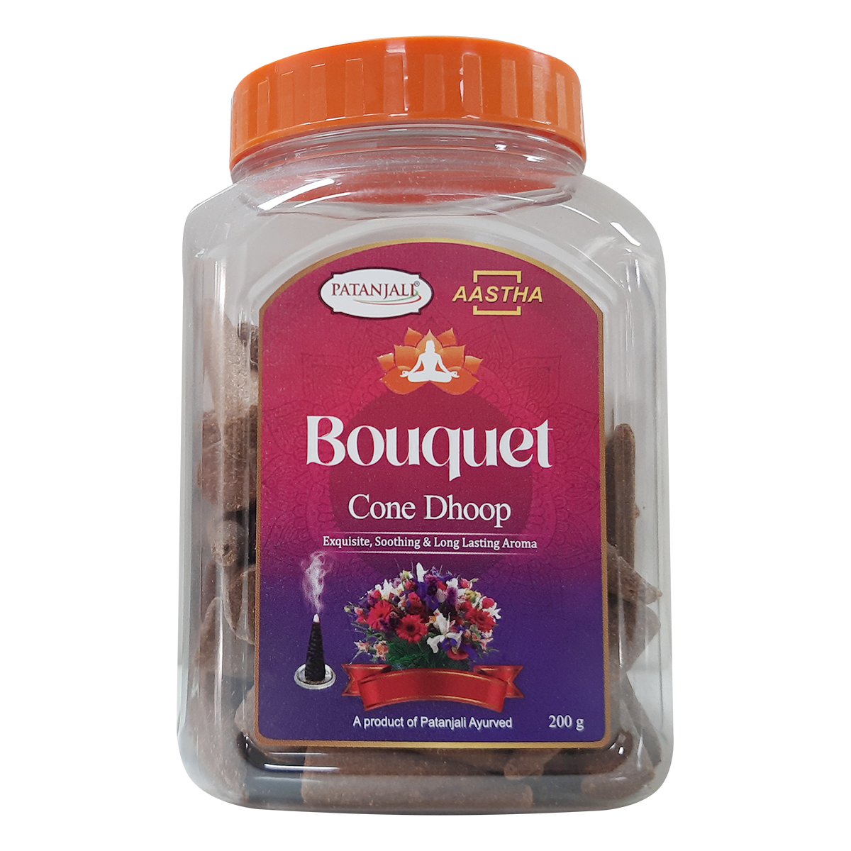 Patanjali Aastha Bouquet Cone Dhoop