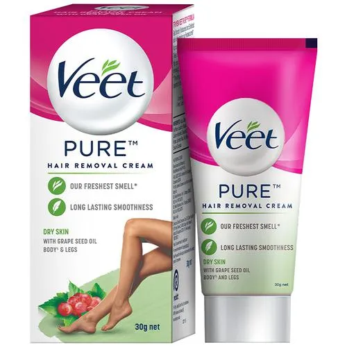 Veet Hair Removal Cream dry with shea butter and lily scent