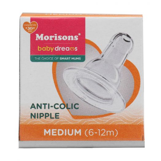 J L Morison Anti-Colic Nipple - Medium