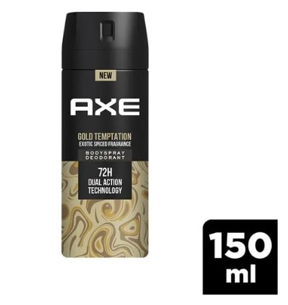 Axe Gold Temptation Exotic Spice Fragrance Body Spray Deodorant 150ml