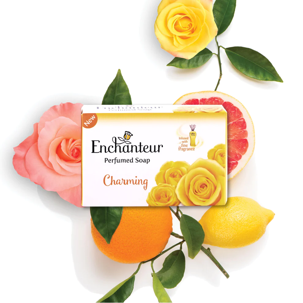 Enchanteur Perfumed Charming Soap, Pack of 3+1