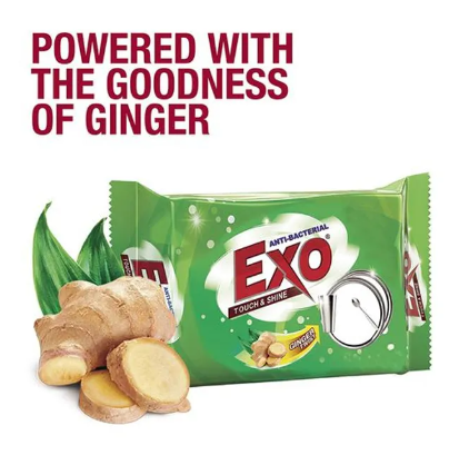 Exo Touch & Shine Ginger Twist Anti-Bacterial Dishwash Bar 300 g