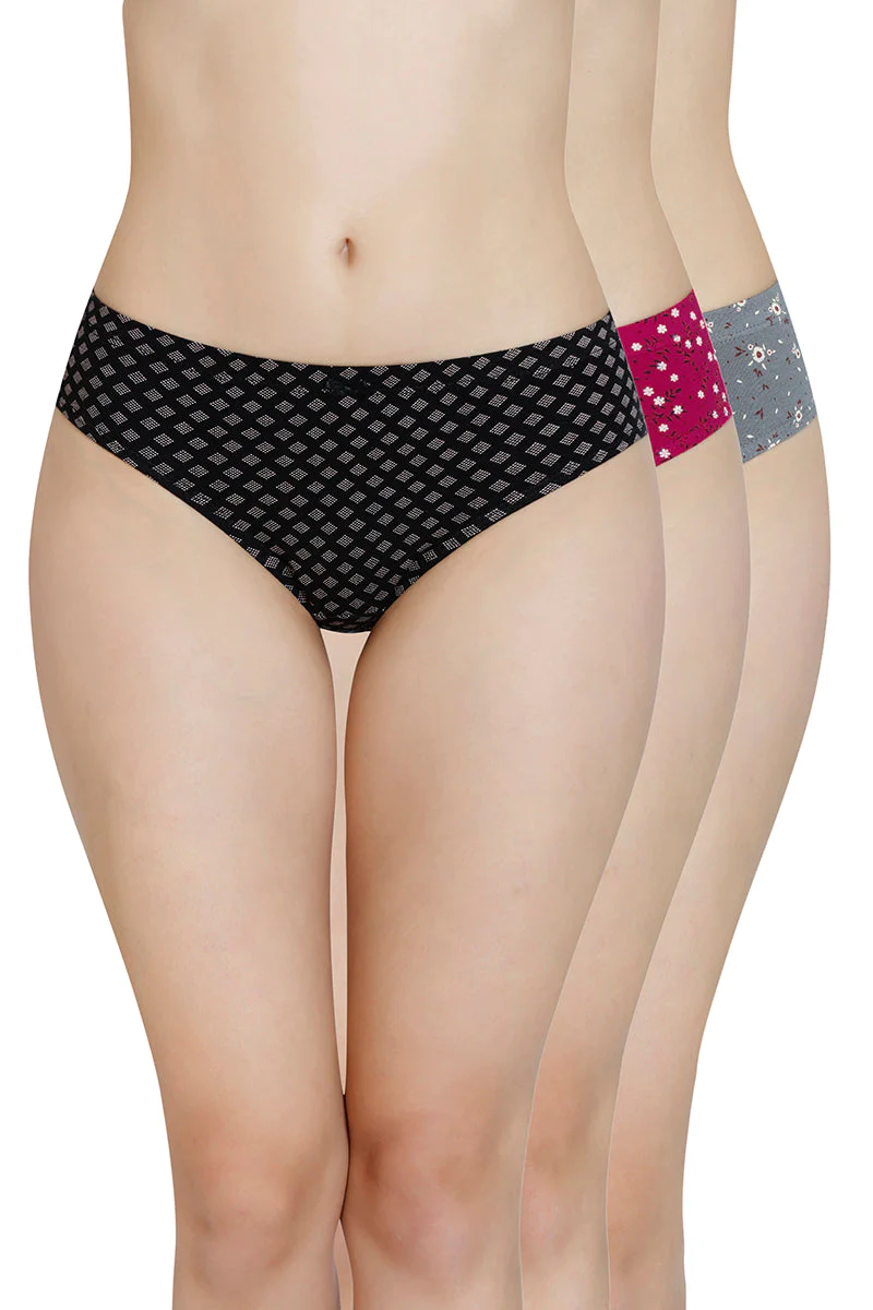 Amante  Inner Elastic Waistband Bikini Panty (Pack of 3)-B060