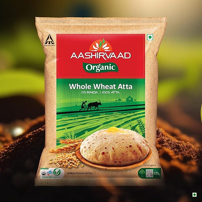 Aashirvaad Organic Wheat Flour Atta 5kg