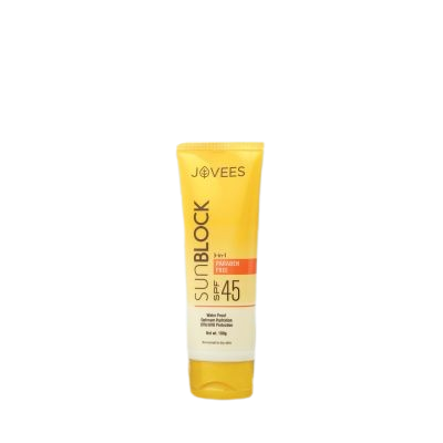 Jovees Sun Block Sunscreen SPF 45|UVA/UVB Protection |Lightweight