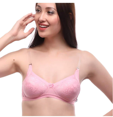 Daisy Dee Pink Non Padded Non Wired Full Coverage Bra CLARA_Pink (8907203006247)