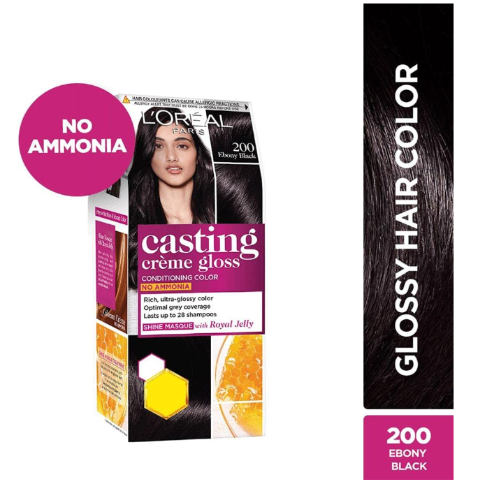 Loreal Casting Crème Gloss Regular 200 Ebony Black