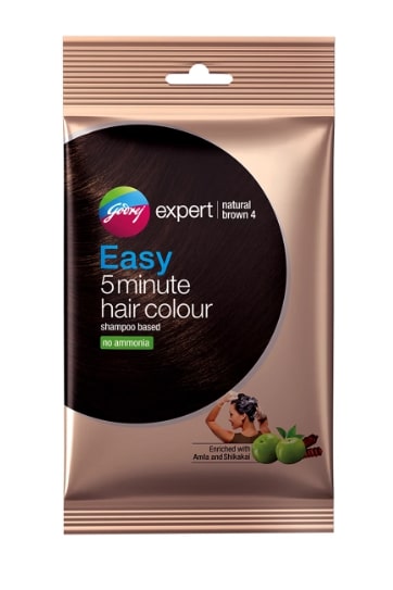 Godrej Expert Easy 5 minute Hair Colour Natural Brown 18ml