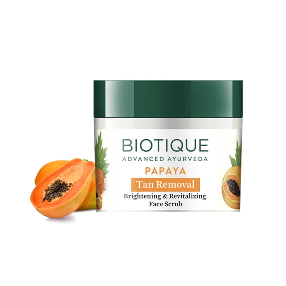 Biotique Papaya Tan Removal Brightening & Revitalizing Face Scrub