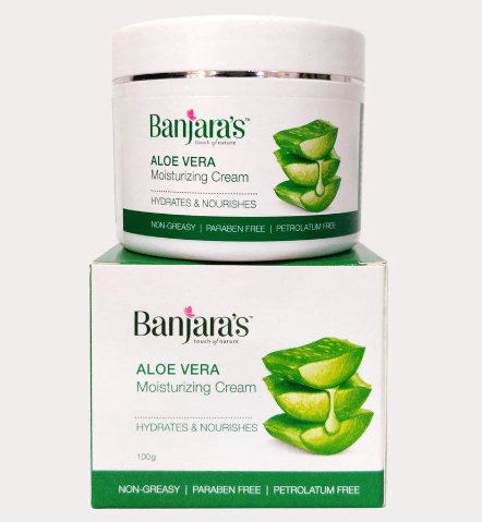 Banjara's Aloe Vera Moisturizing Cream - 100g