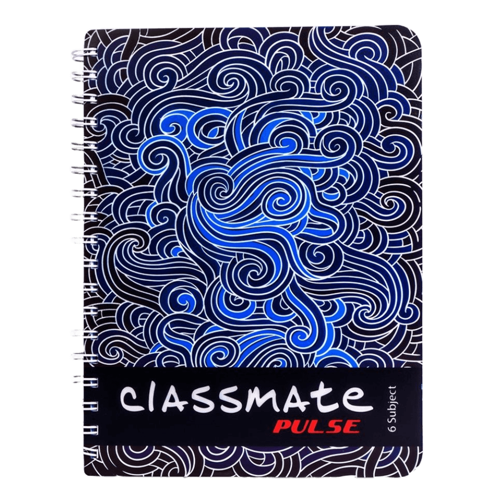Classmate Pulse 6 Subject, 24.0 cm x 18.0 cm, 300 pages, Unruled